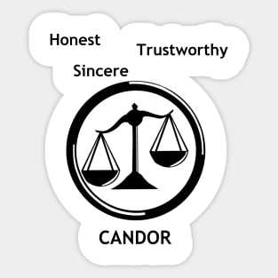 Candor Sticker